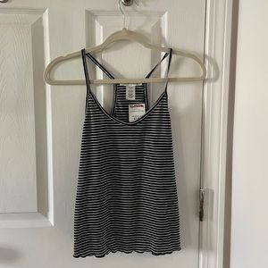 ♡ SOLD ♡ caution to the wind striped tank top